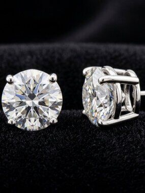 ER04 Moissanite Stud Earrings - 1 Carat S925 Silver  $39